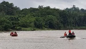 Tangkap Bandar Narkoba, Dua Polisi Hanyut di Sungai Katingan