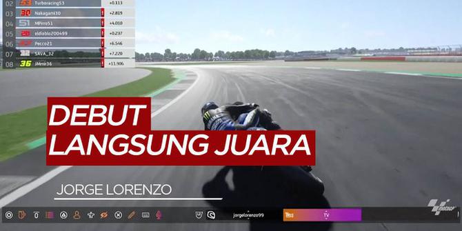 VIDEO: Debut di MotoGP Virtual Race, Jorge Lorenzo Langsung Juara