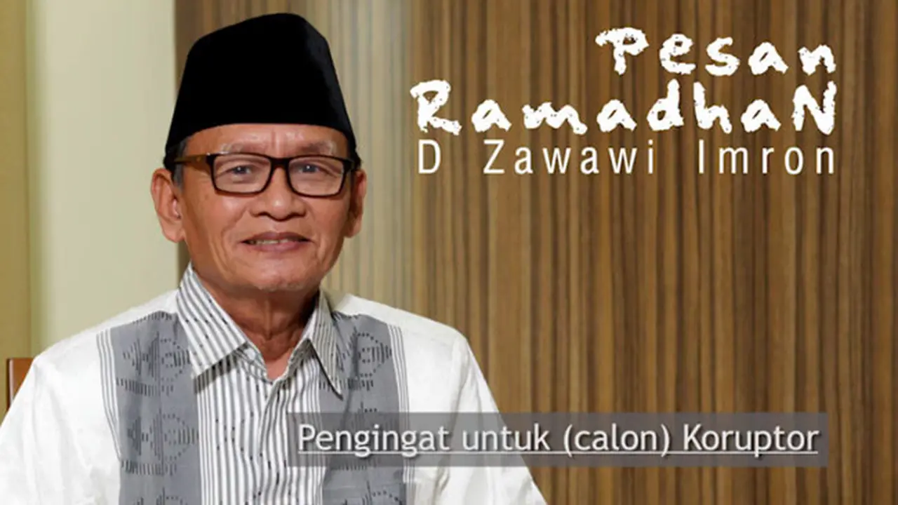 D Zawawi Imron: Pengingat untuk Calon Koruptor