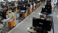 UTBK-SNBT 2023 merupakan salah satu jenis ujian seleksi untuk melanjutkan pendidikan di perguruan tinggi. (merdeka.com/Arie Basuki)