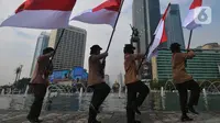 Peringatan HUT RI, Bendera Merah Putih Dikirab dari Jakarta ke IKN
