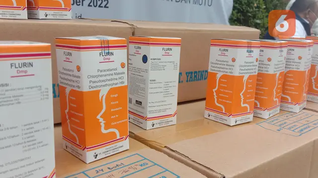 Merk Obat Yang Di Klaim BPOM Menyebabkan Gagal Ginjal Akut. (Senin, 31/10/2022). (Yandhi Deslatama/Liputan6.com).