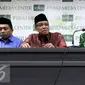 Konferensi pers persiapan jelang Muktamar NU di Jakarta, Jumat (24/7/2015). Muktamar Nahdatul Ulama ke-33 akan berlangsung tanggal 1-5 Agustus 2015 di Jombang. (Liputan6.com/Helmi Afandi)