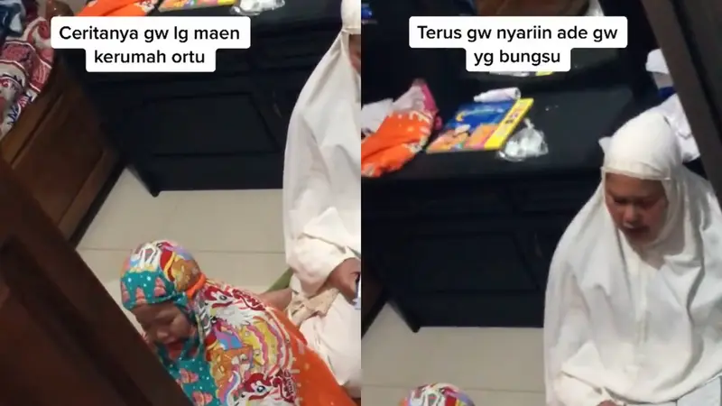 Viral, Aksi Gemas Bocah Menangis Sambil Diuji Hafalan Alquran