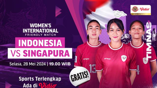 Timnas Indonesia Putri vs Singapura