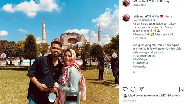 Raffi Ahmad - Nagita Slavina (Foto: Instagram/@raffinagita1717)