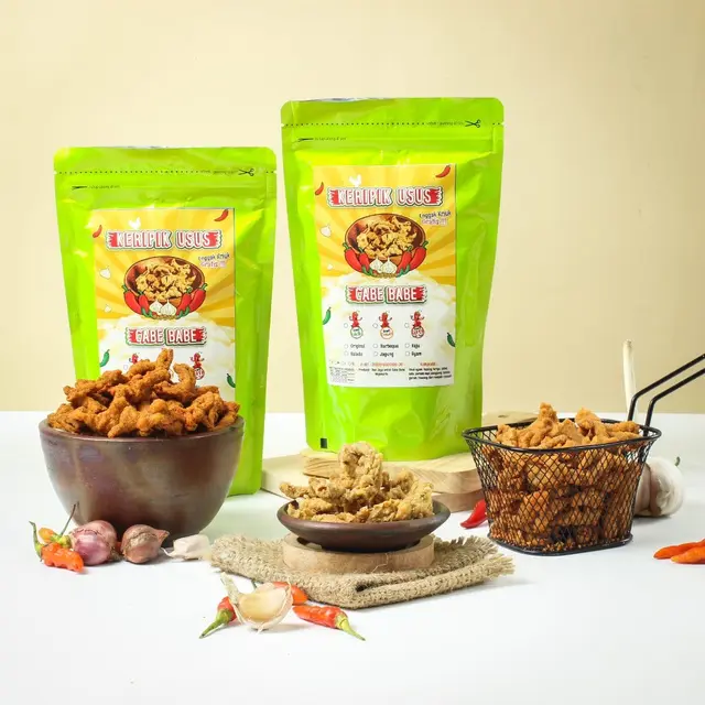 Keripik Usus Naik Kelas, Snack Cabe Babe ID Punya Varian Super Pedas