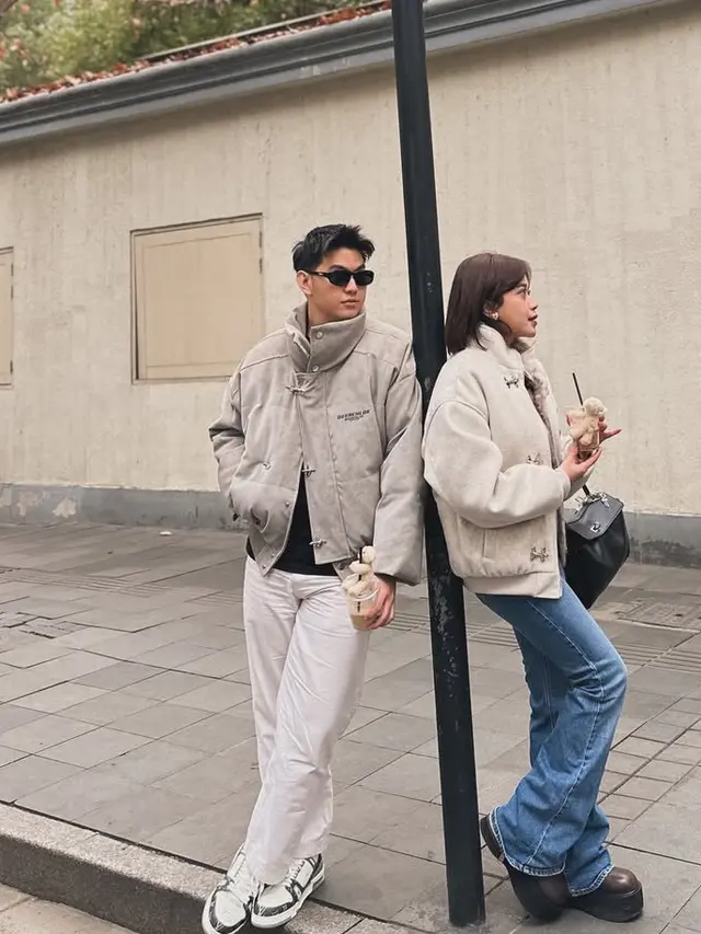 Brisia Jodie dan Jonathan Alden Bulan Madu ke China. [@brisiajodie96]