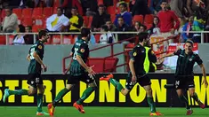 Highlight pertandingan Liga Europa antara Sevilla melawan Real Betis di Estadio Ramon Sanchez Pizjuan (Sevilla).