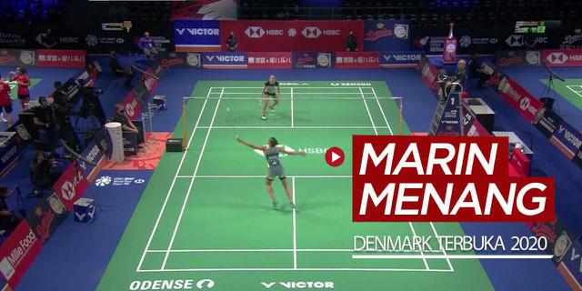 VIDEO: Kangen Bulutangkis? Ini Highlights Laga Awal Carolina Marin di Denmark Terbuka 2020
