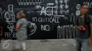 Salah satu karya seni di Pameran Jakarta Biennale, Gudang Sarinah, Jakarta, Sabtu (14/11/2015). Pameran ini diikuti seniman dari dalam dan luar negeri. Pameran berlangsung dari 15 November 2015 - 17 Januari 2016. (Liputan6.com/ Gempur M Surya)