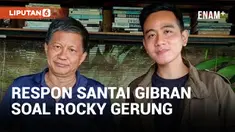 Gibran Rakabuming Raka Respon Santai Pernyataan Rocky Gerung: Gada Ada Komen