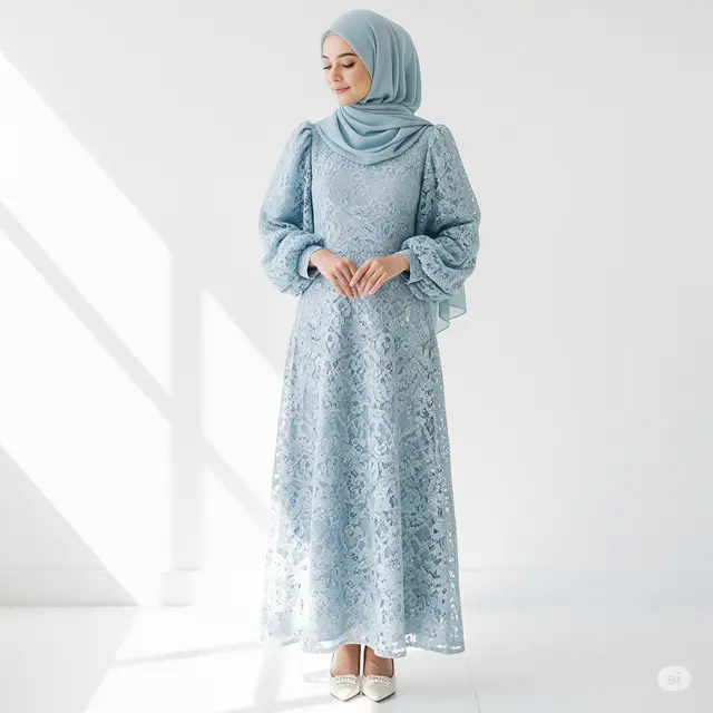 Inspirasi Baju Brokat Pernikahan Bridesmaid Style.