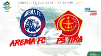 Liga 1 2018 Arema FC Vs PS Tira (Bola.com/Adreanus Titus)