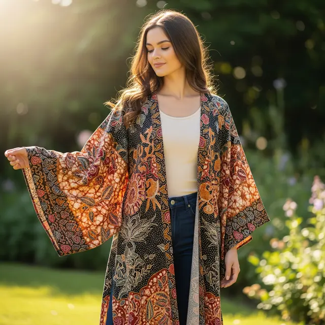 9 Model Batik Wanita Bohemian