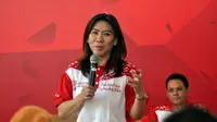 Legenda bulutangkis Indonesia, Susy Susanti, meminta para atlet segera mempersiapkan diri menghadapi Olimpiade Tokyo 2020. (Bola.com/Romi Syahputra)