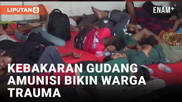Trauma, Warga Korban Kebakaran Gudang Amunisi TNI Enggan Pulang