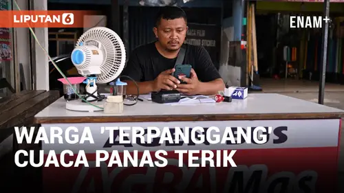 VIDEO: Cuaca Panas Menyengat Bikin Gerah Warga Jakarta