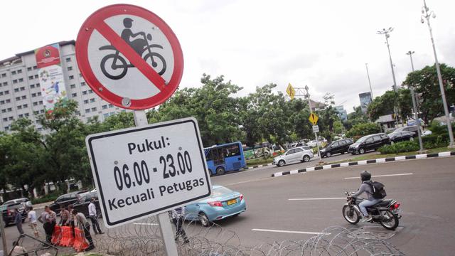 Rencana Penghapusan Larangan Motor Melintas Jalan Sudirman-Thamrin