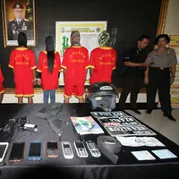 Modus begal para tersangka adalah dengan menggunakan gadis ABG (Liputan6.com/Fernando)