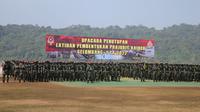 Sebanyak 500 prajurit resmi menyandang brevet raider di Pusdiklatpassus Cilacap. (Foto: Liputan6.com/Humas Pemkab Cilacap)