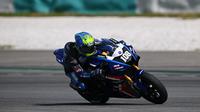 Pembalap Yamaha Racing Indonesia, Andy Muhammad Fadli. (Bola.com/Yamaha Racing Indonesia)