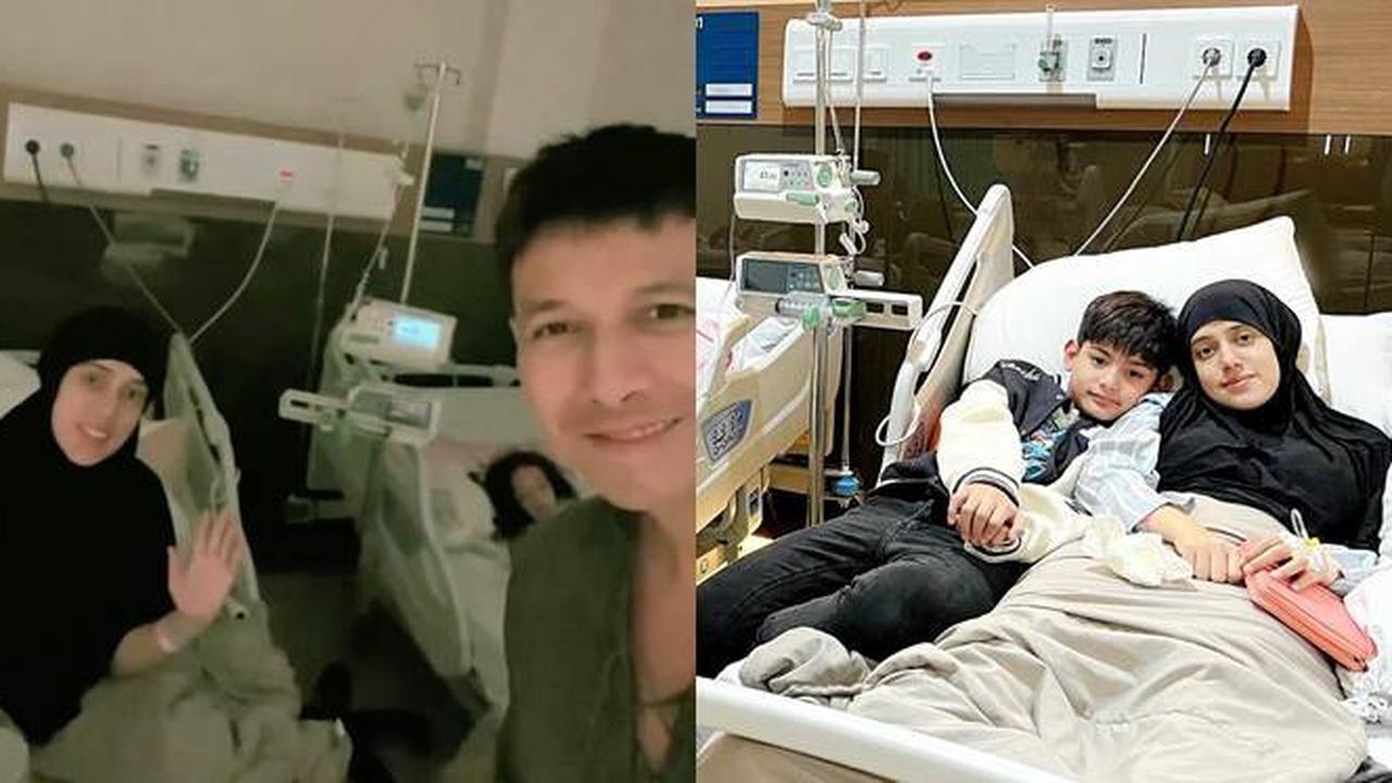 Terserang DBD, Ini 7 Potret Fairuz A Rafiq dan Anak Rayakan Lebaran di Rumah Sakit