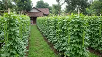 8 Ide Kebun Koro Pedang untuk Lahan Menganggur, Solusi Hemat Ruang dan Panen Maksimal