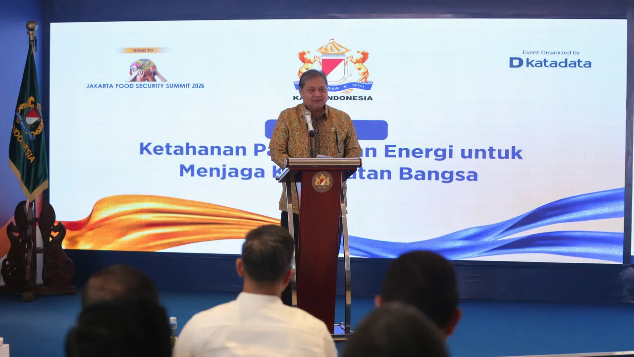 Menteri Koordinator bidang Perekonomian Republik Indonesia Airlangga Hartarto.
