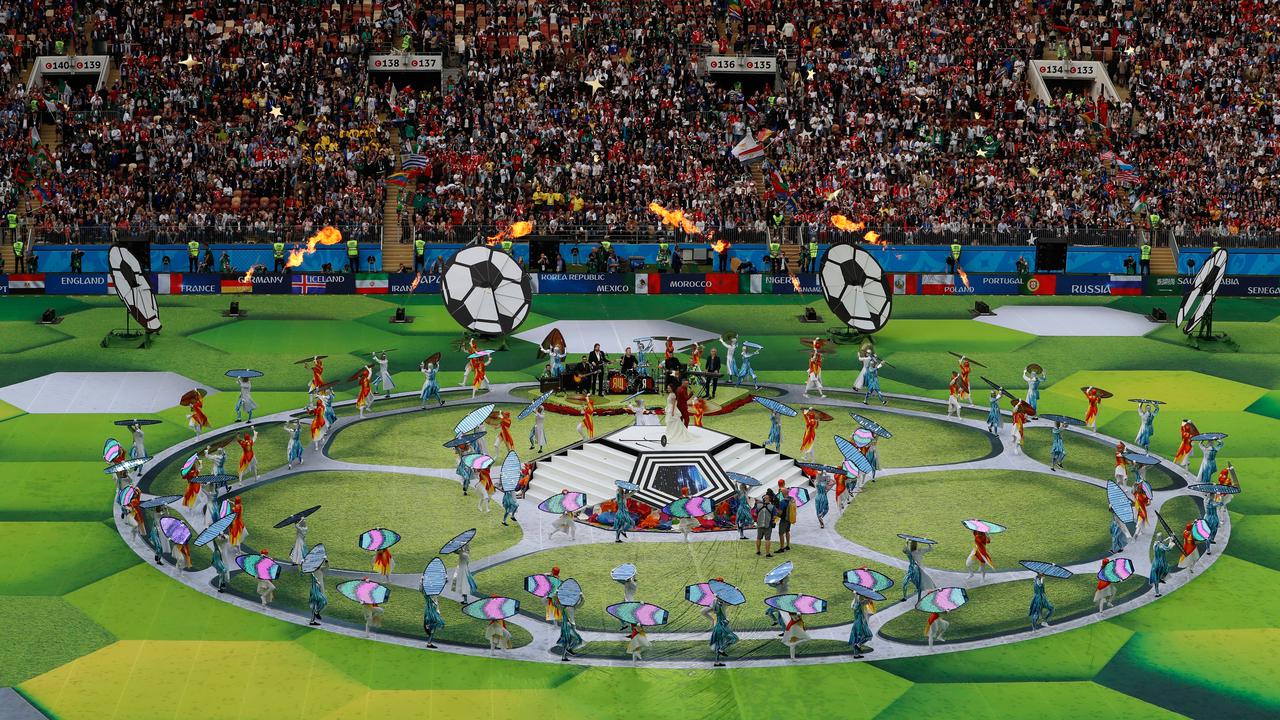 upacara pembukaan Piala Dunia 2018
