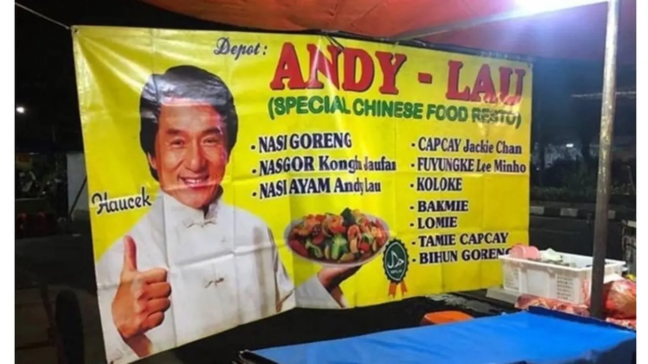 6 Spanduk Penjual Nasi Goreng Ini Bikin Tepuk Jidat