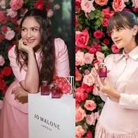 Jessica Mila dan Audi Marissa tampil dengan half ponytail (@jscmila @audimarissa)