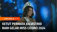 Indonesia kembali menoreh prestasi tertinggi dalam ajang kecantikan internasional. Kali ini Putri Indonesia Pariwisata, Ketut Permata Juliastrid meraih gelar Miss Cosmo 2024.