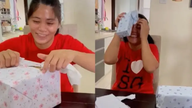 Viral ART Dapat Kado Handphone Baru dari Majikan, Agar Bisa Main TikTok