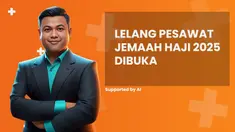Lelang pesawat jemaah haji 2025 dibuka, simak penjelasannya di News Flash Liputan6.com.
