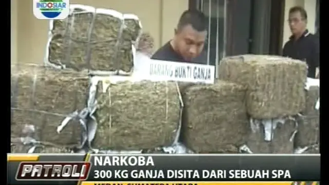 Narkoba, 300 KG Ganja Disita dari Sebuah Spa