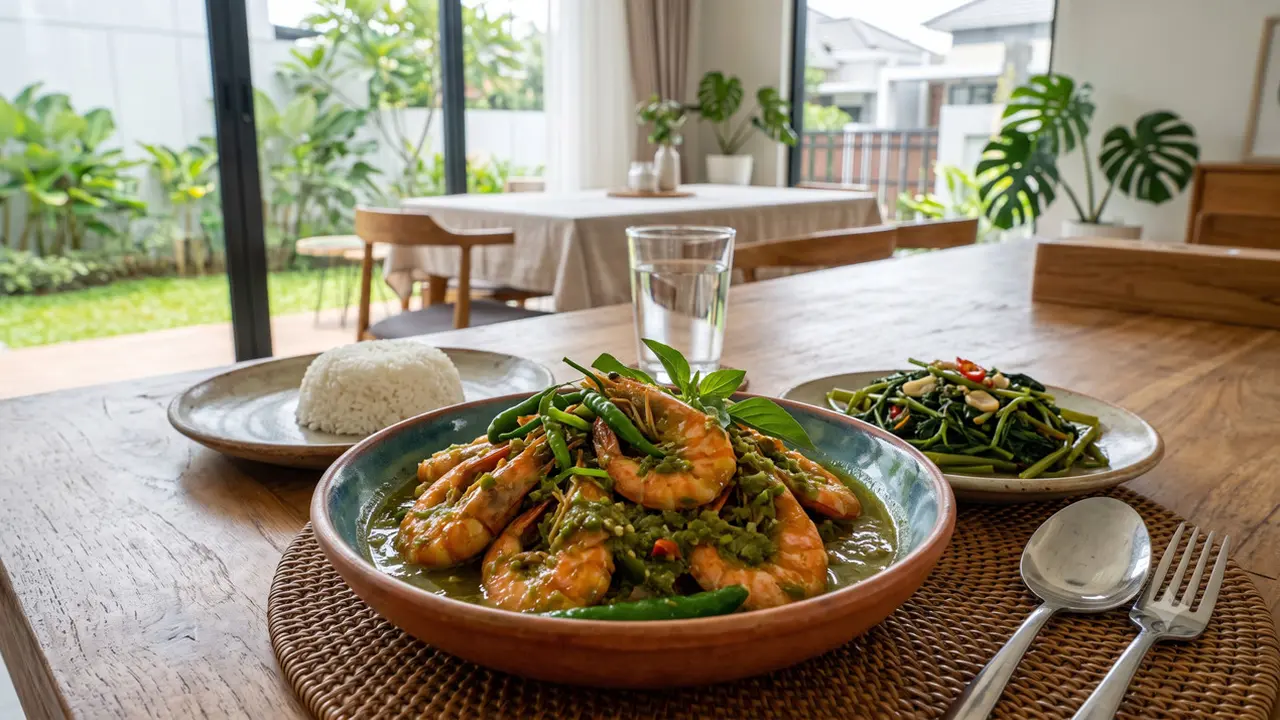 Resep Udang Cabai Hijau ala Rumahan