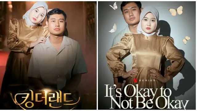 Pasangan Ini Ubah Foto Prewedding Jadi Poster Drakor, 6 Hasilnya Keren