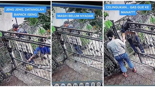 Aksi Jahil Bapak-Bapak Sembunyikan Gas Milik Tetangganya, Endingnya Kocak