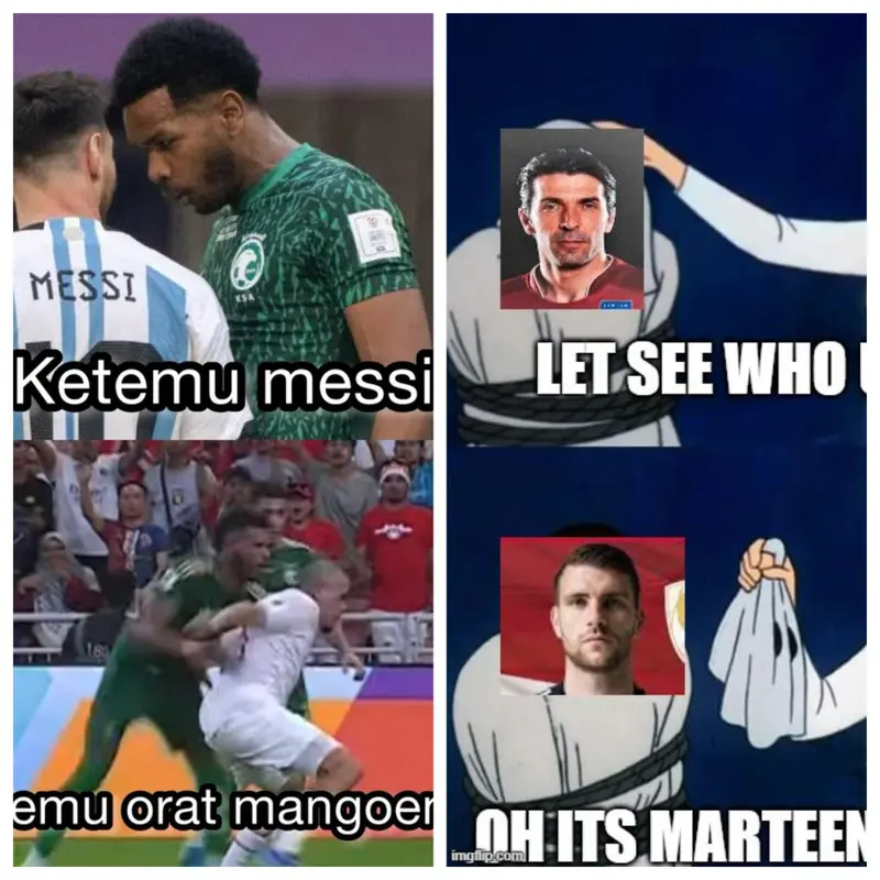 Meme Timnas Indonesia Imbang Lawan Arab Saudi di Kualifikasi Piala Dunia