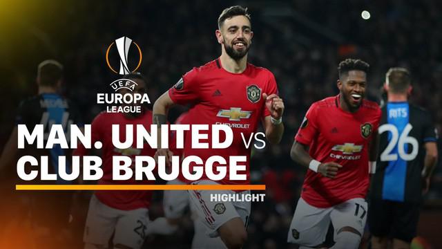 Berita Video Highlights Liga Europa, Manchester United Hancurkan Club Brugge 5-0