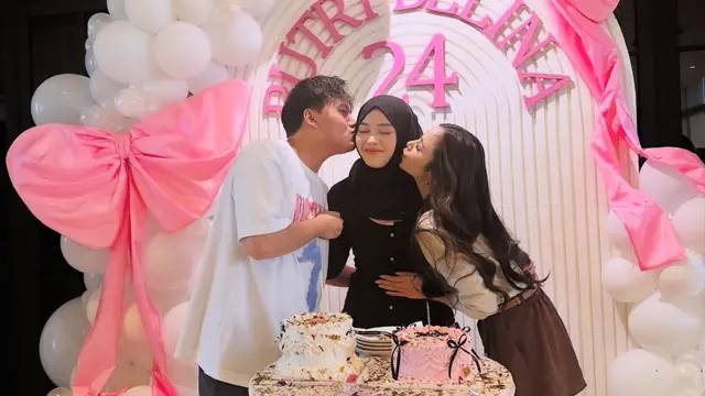 Gaya Mahalini saat Ulang Tahun Adik Iparnya, Putri Delina ke-24. [@putridelinaa]