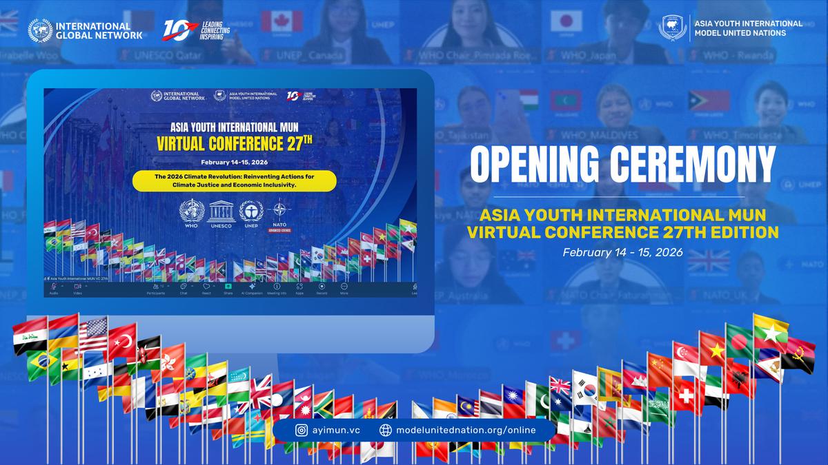 AYIMUN VC Seri ke-27 Diikuti 222 Delegasi, Bahas Topik Sampah Plastik hingga Kutub Mencair