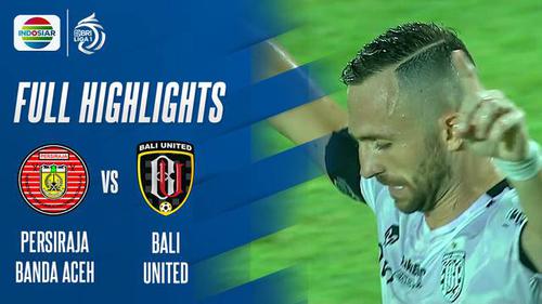 VIDEO: Highlights BRI Liga 1, Gol Tunggal Ilija Spasojevic Bawa Bali United Menang Atas Persiraja Banda Aceh