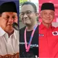 Three popular candidates of 2024 presidential election: Minister for Defense Prabowo Subianto, former Governor of DKI Jakarta Anies Baswedan, and Governor of Middle Java Ganjar Pranowo. Photo: Winda Nelfira/Angga Yuniar/Herman Zakharia