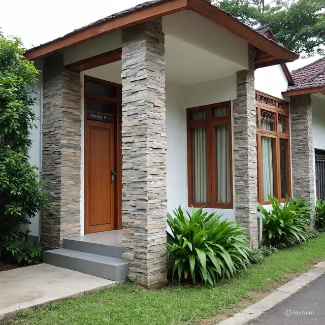 9 Desain Rumah Kampung Tapi Terlihat Seperti Rumah Rp 500 Juta,