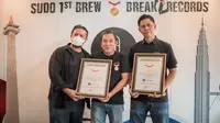Peringati Hari Kopi Dunia, Sudo Brew Raih 2 Rekor MURI