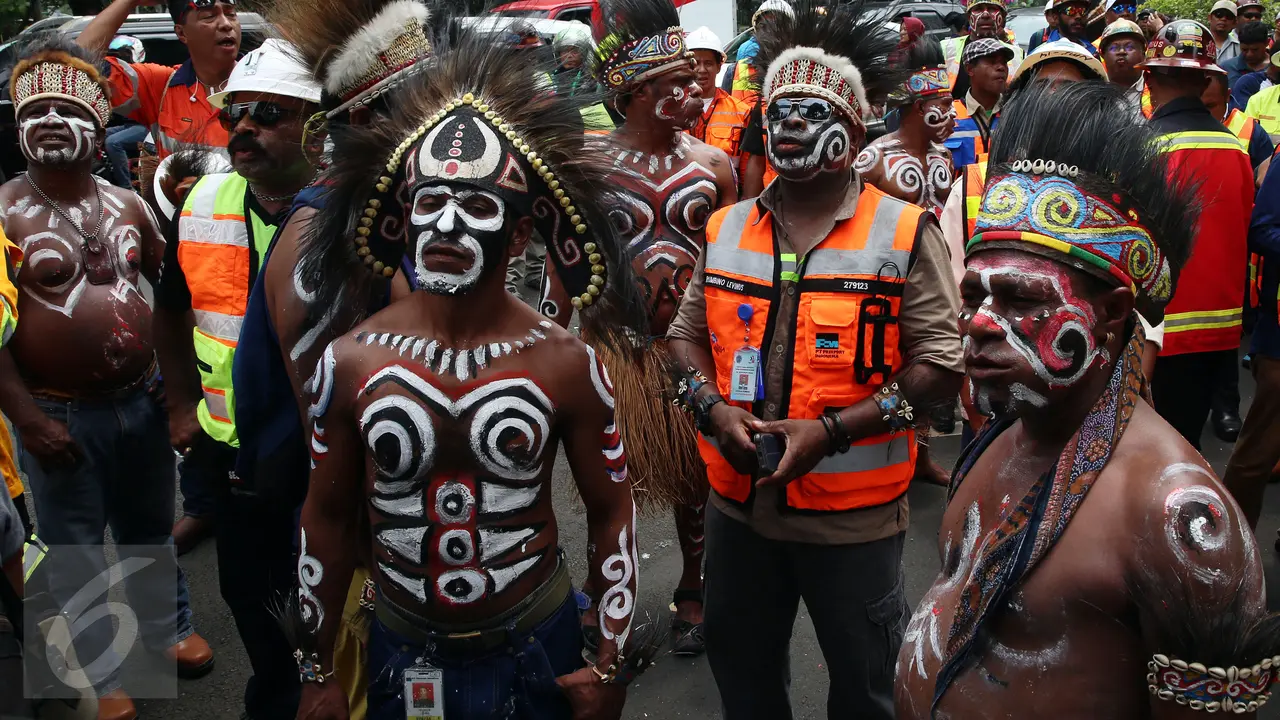Terkait Izin Kontrak, Karyawan Freeport Gelar Unjuk Rasa