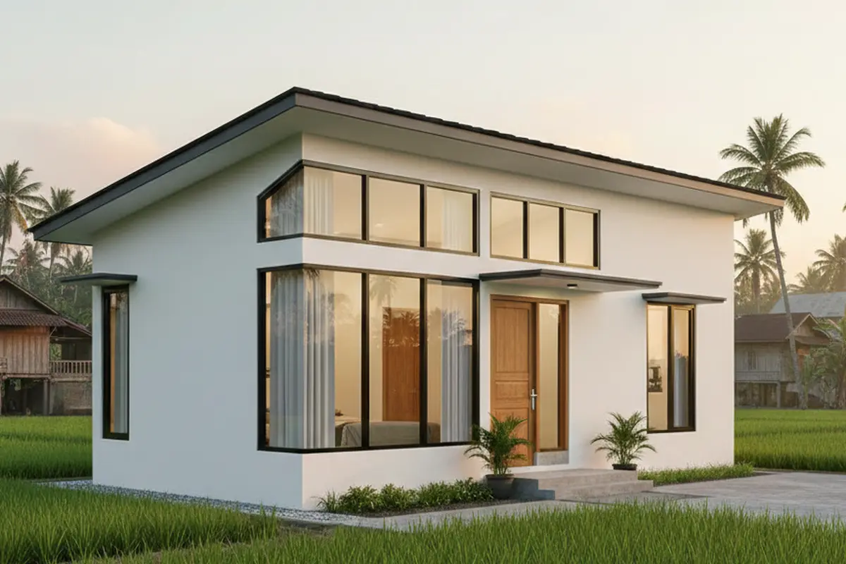 7 Gambar Rumah Minimalis di Kampung, Sederhana tapi Modern dan Bikin Nyaman untuk Keluarga