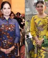Annisa Pohan dan Selvi Ananda Dibalut Batik Dress.